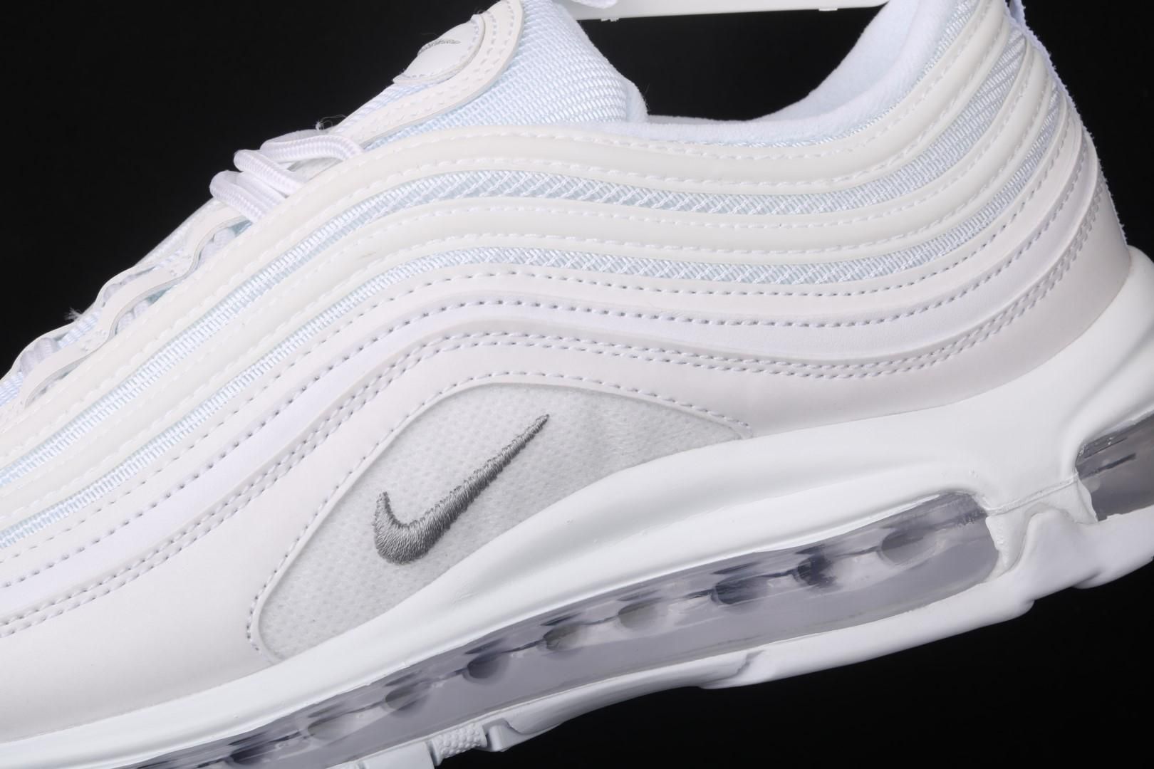 NikeUnisex Air Max 97 AM97 - Triple White/Wolf Grey