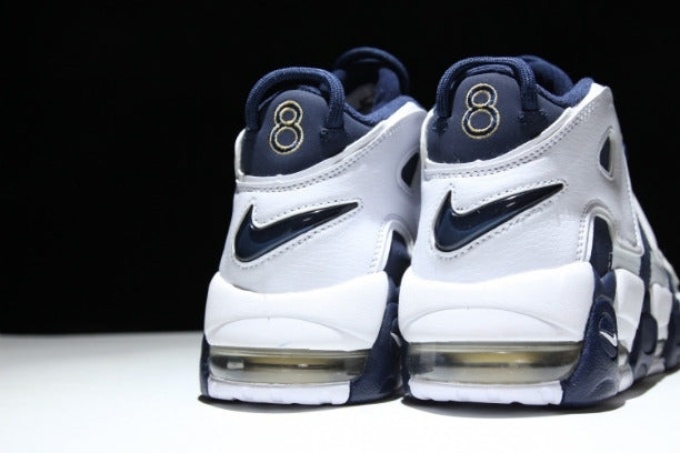 NikeAir More Uptempo Mid Basketball Shoe - Olympic