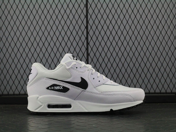 NikeMen's Air Max 90 Essential Running Shoe - White/Black/White