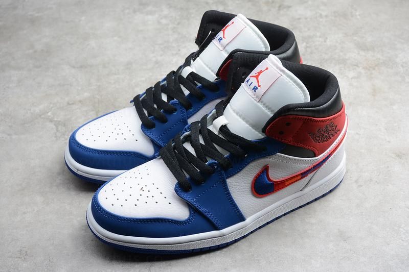 Air Jordan 1 AJ1 Mid - Multicolored Swoosh