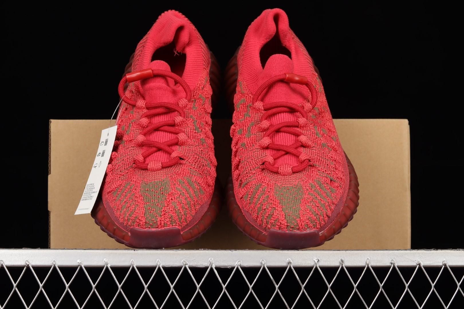 adidasMens Yeezy 350 V2 CMPCT - Slate Red