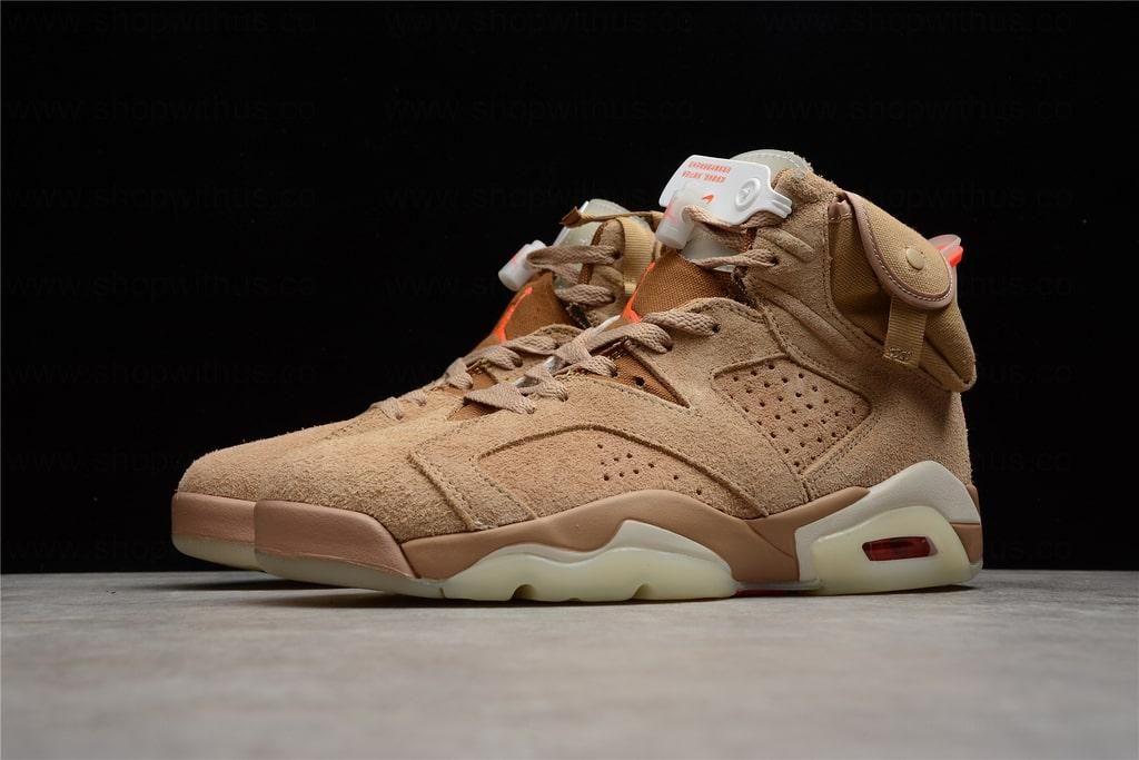 Travis Scott x Air Jordan 6 AJ6 - British Khaki