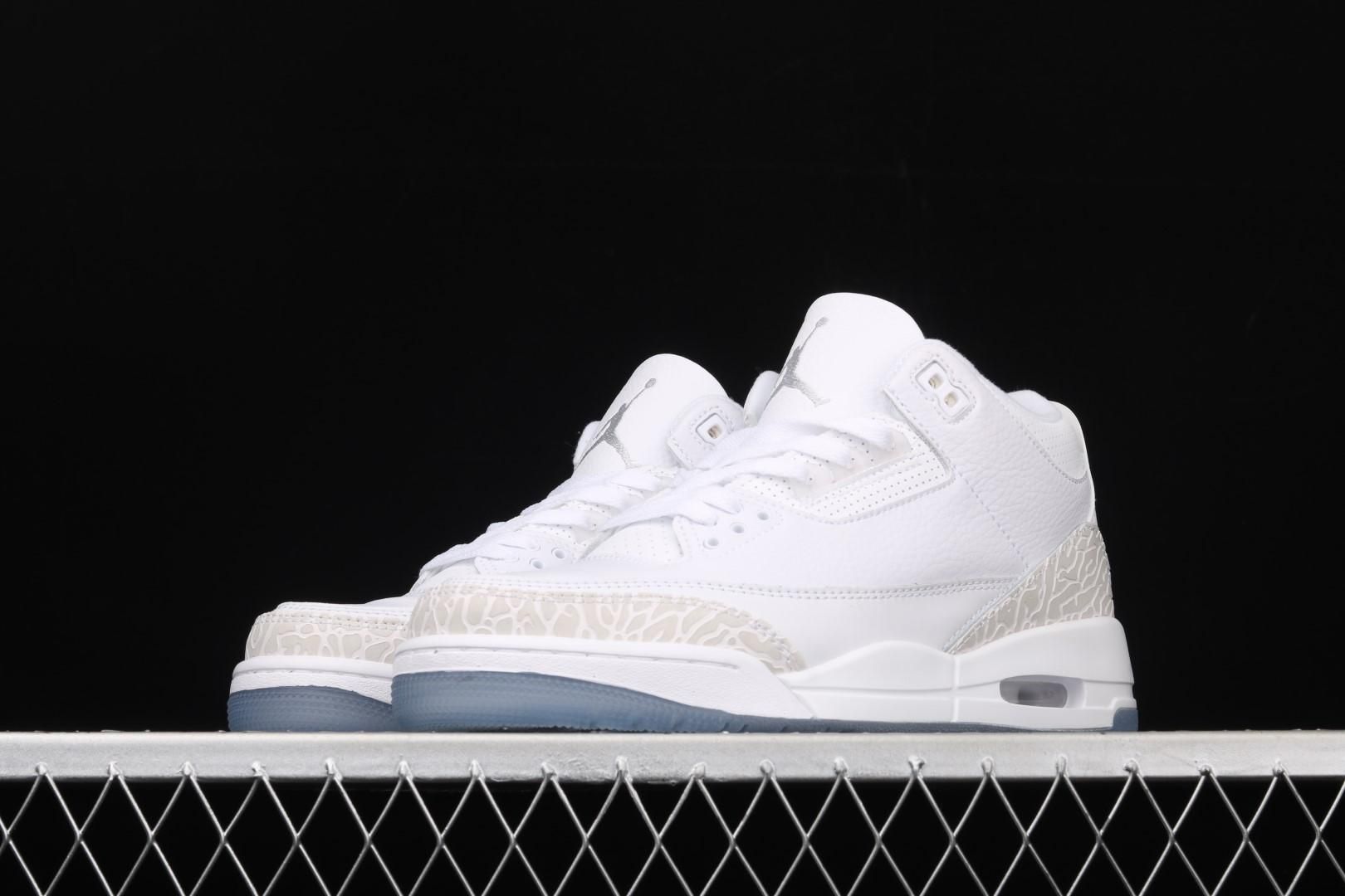 Air Jordan 3 AJ3 Retro - Pure White