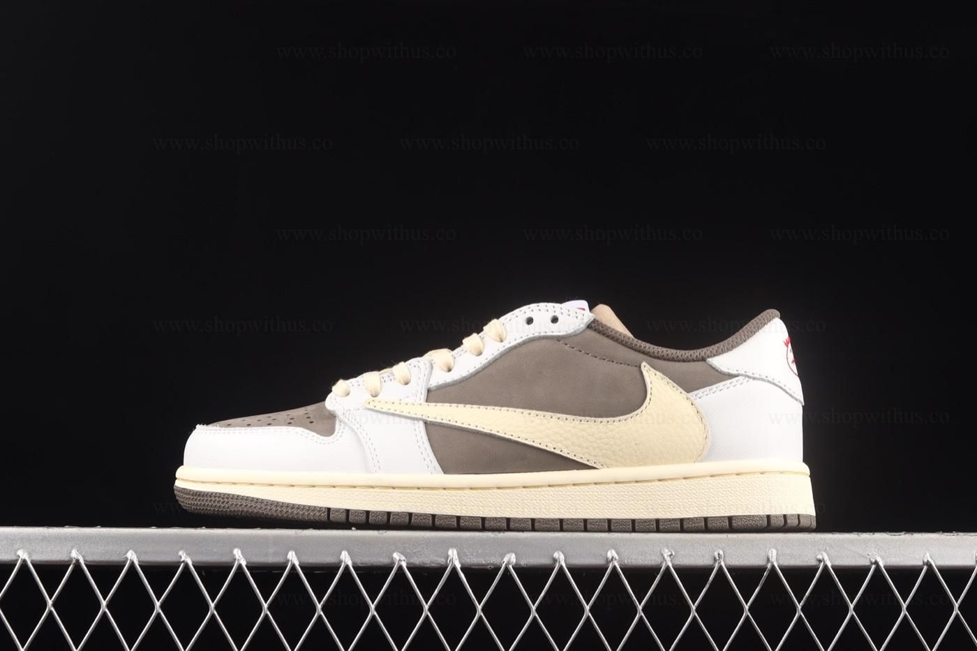 Travis Scott x Air Jordan 1 Low - White Mocha