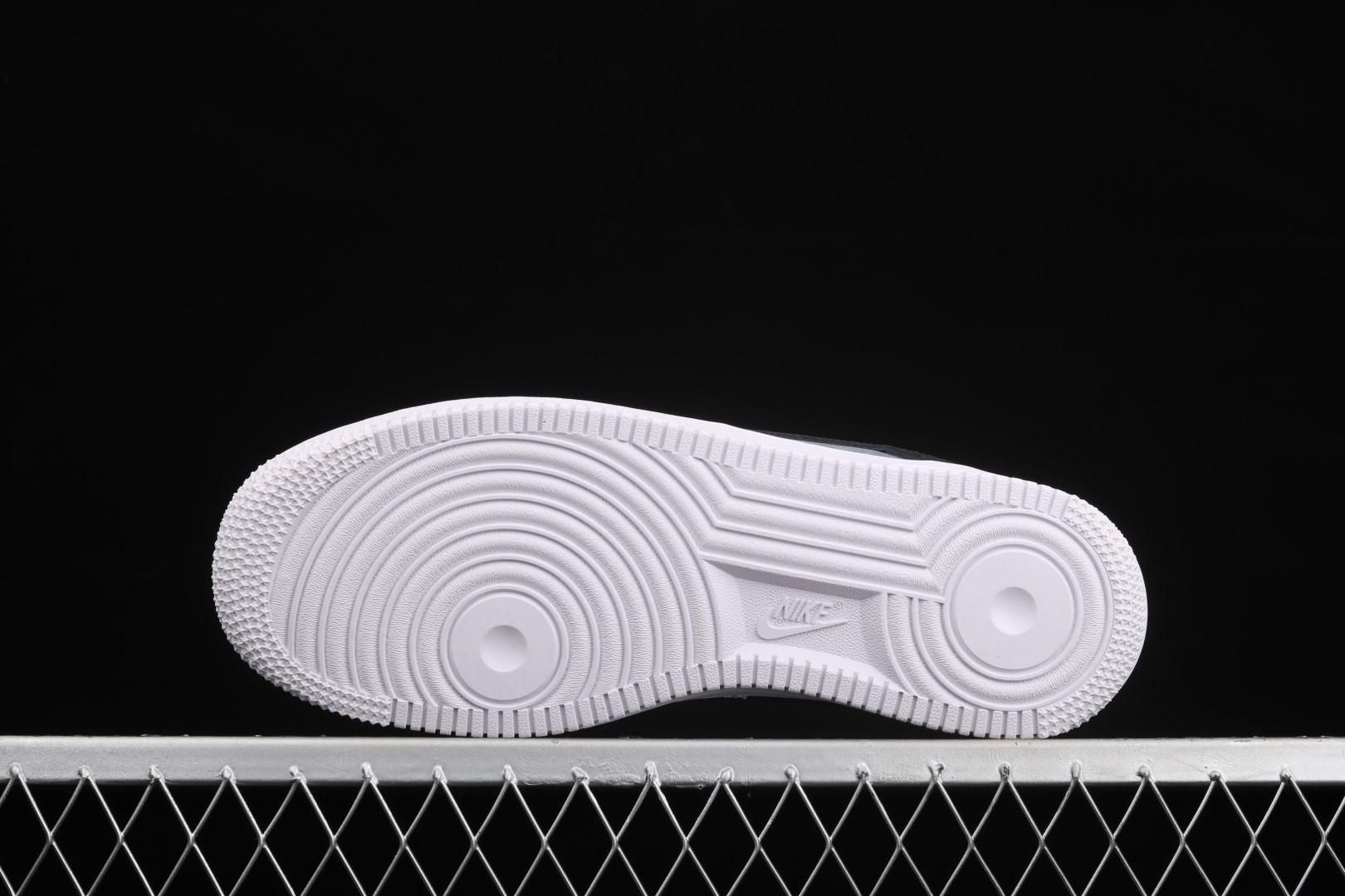 NikeUnisex Air Force 1 AF1 Low - Black Smoke Grey