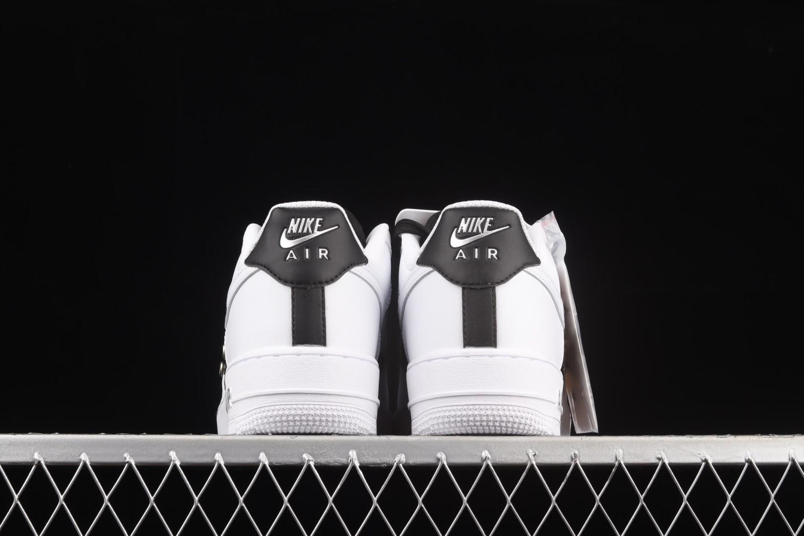 NikeMens Air Force 1AF1 Low '07 PRM - Silver Chain