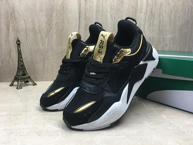 PumaMen's RS-X Trophy Trainers - Black/Gold