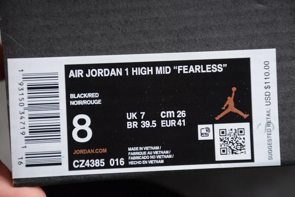 Air Jordan 1 AJ1 Mid - Black Dark Beetroot