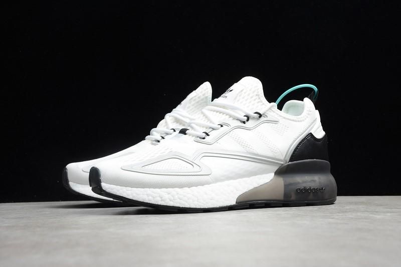 adidasMen's ZX 2K Boost - White Black