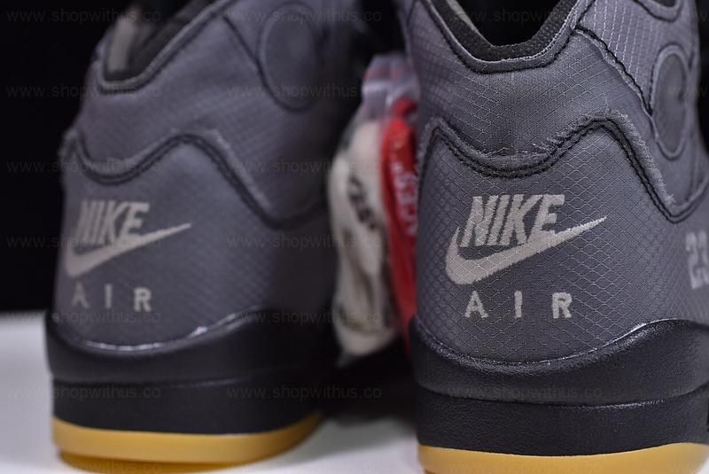 Off-White™ x Air Jordan 5 AJ5 - Black