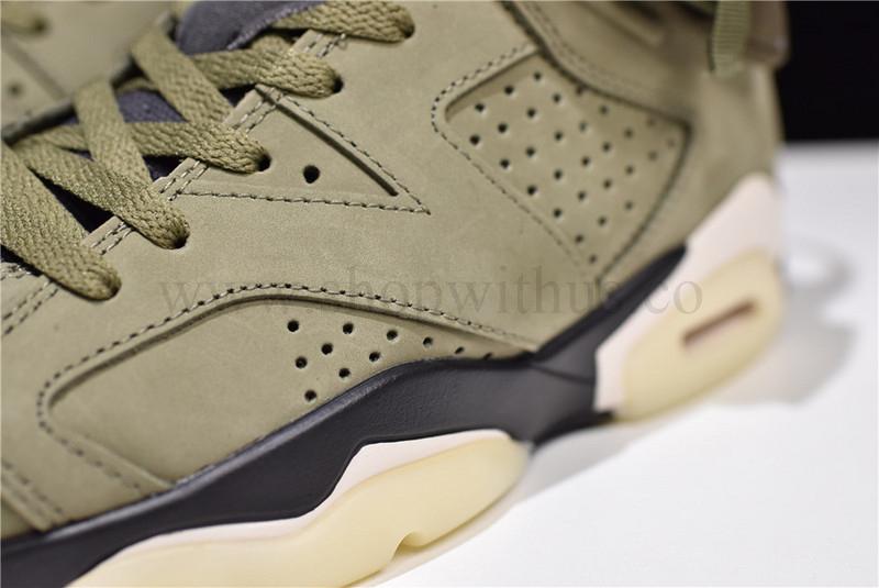 Travis Scott x Air Jordan 6 AJ6 - Medium Olive