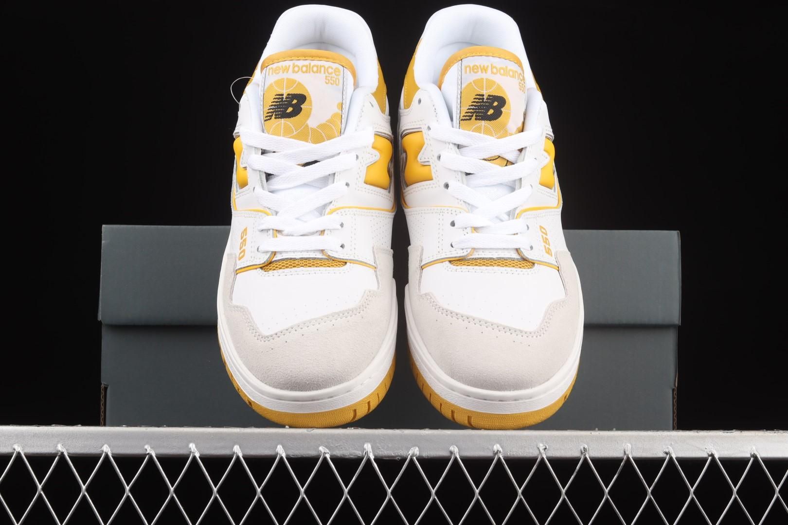 New Balance 550 - Sea Salt Varsity Gold