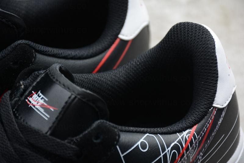 NikeAir Force 1 AF1 Low - Script Black