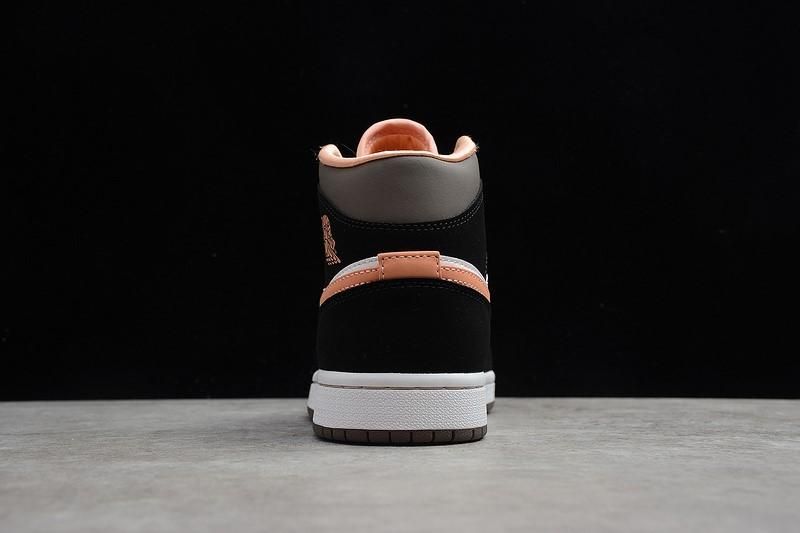 Unisex Air Jordan 1 AJ1 Mid -  Peach Mocha