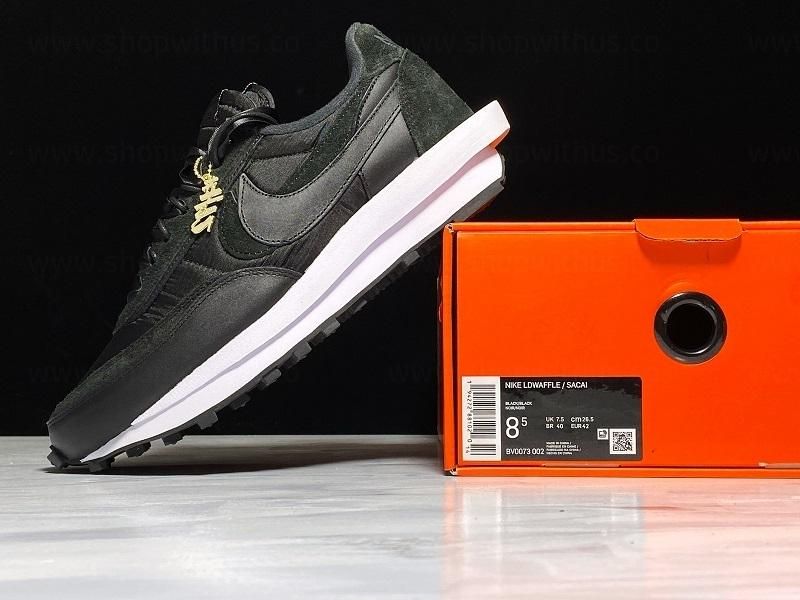 Sacai x NikeMen's LD Waffle - Black Nylon