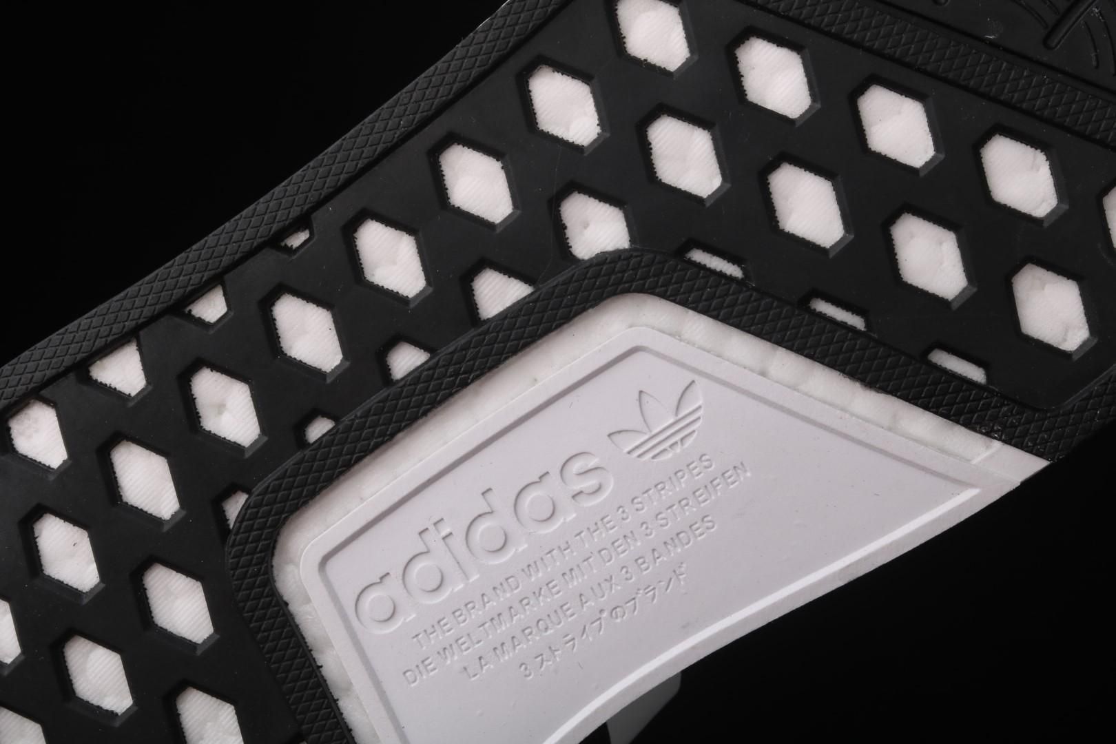 adidasMens NMD R1 V2 - Black White