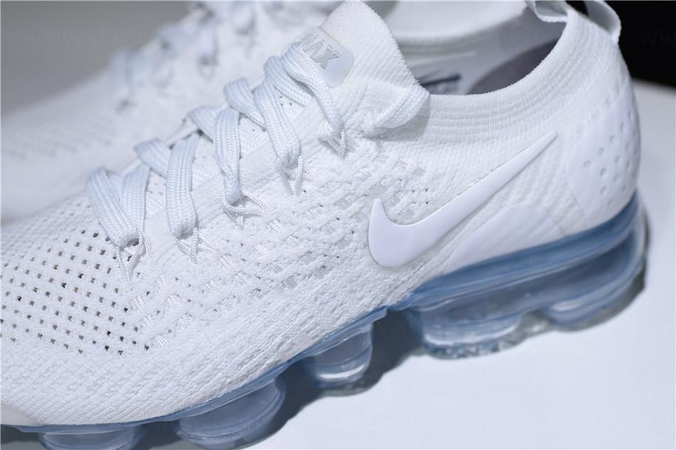 NikeAir VaporMax Flyknit 2 - White/Pure Platinum
