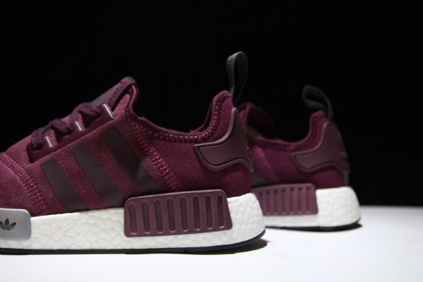 adidasUnisex NMD R1 Suede - Burgundy Maroon