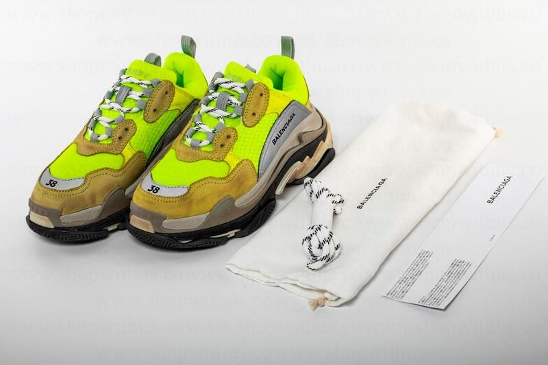 BalenciagaTriple S - Neon Yellow