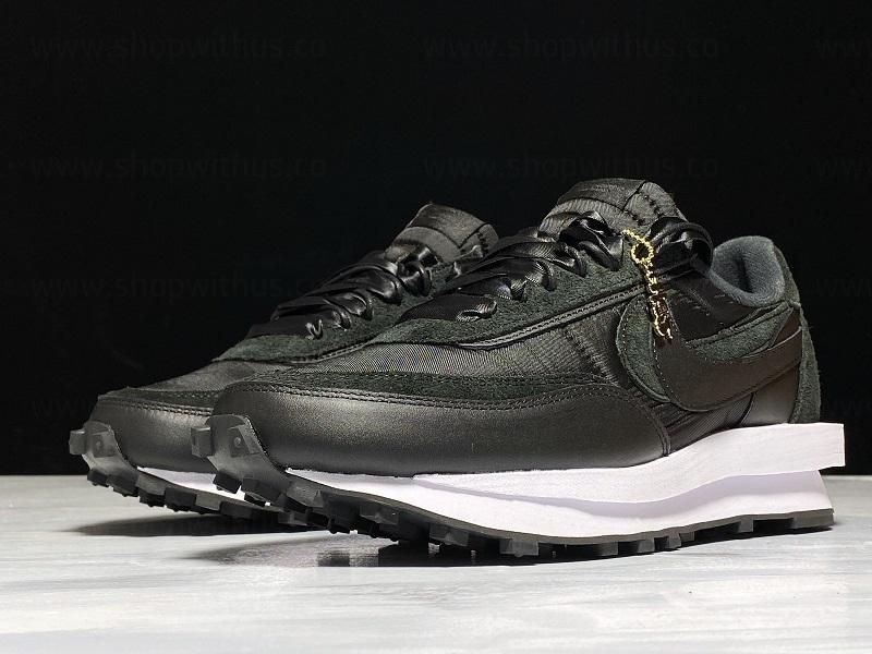Sacai x NikeMen's LD Waffle - Black Nylon