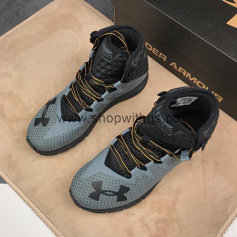 Under Armour x Project Rock Delta Training Shoes - Grey/Black