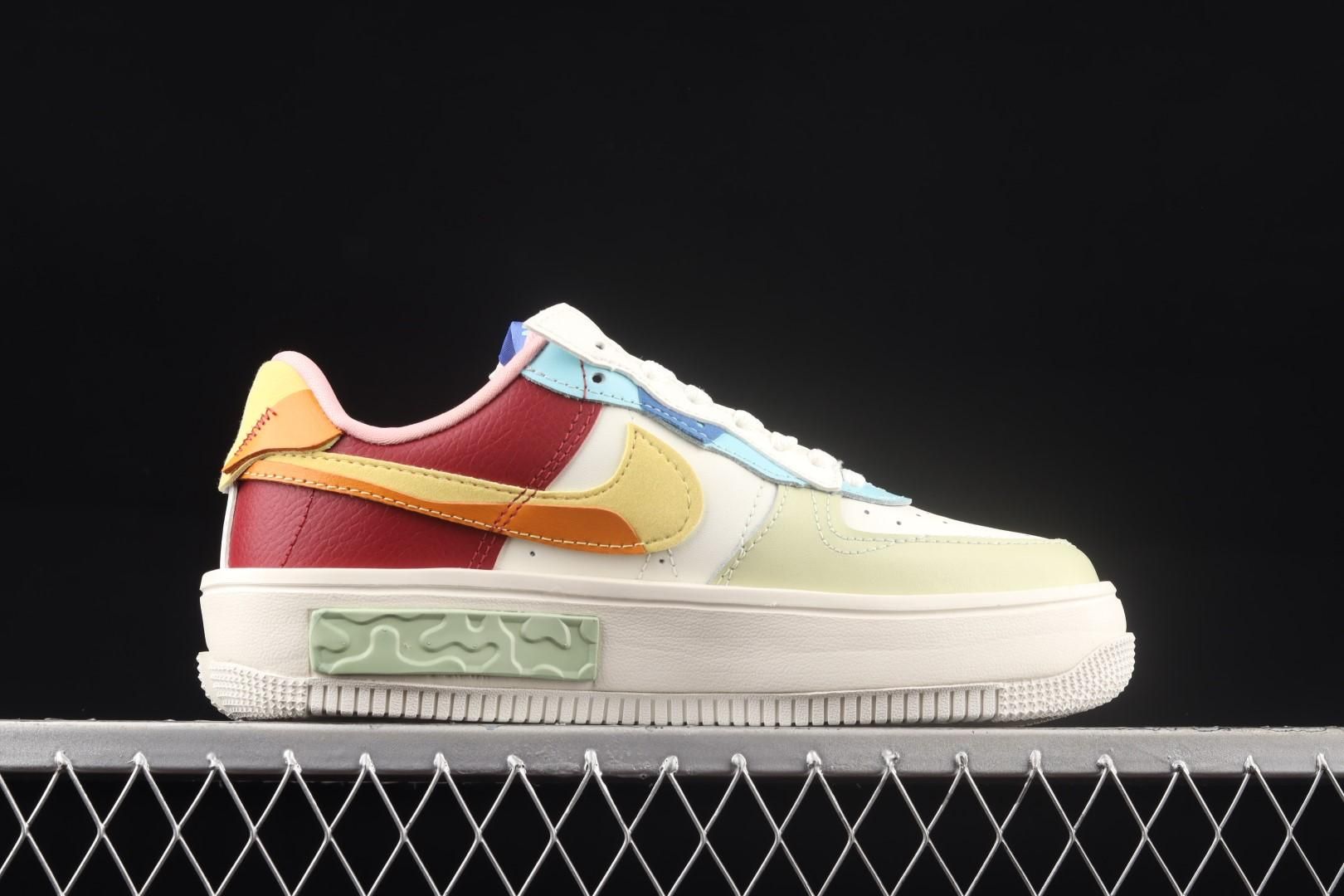 NikeUnisex Air Force 1 AF1 Fontanka - Sail Multi