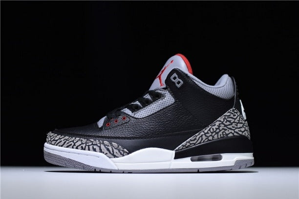 NikeUnisex Air Jordan 3 AJ3 Retro - Black Cement