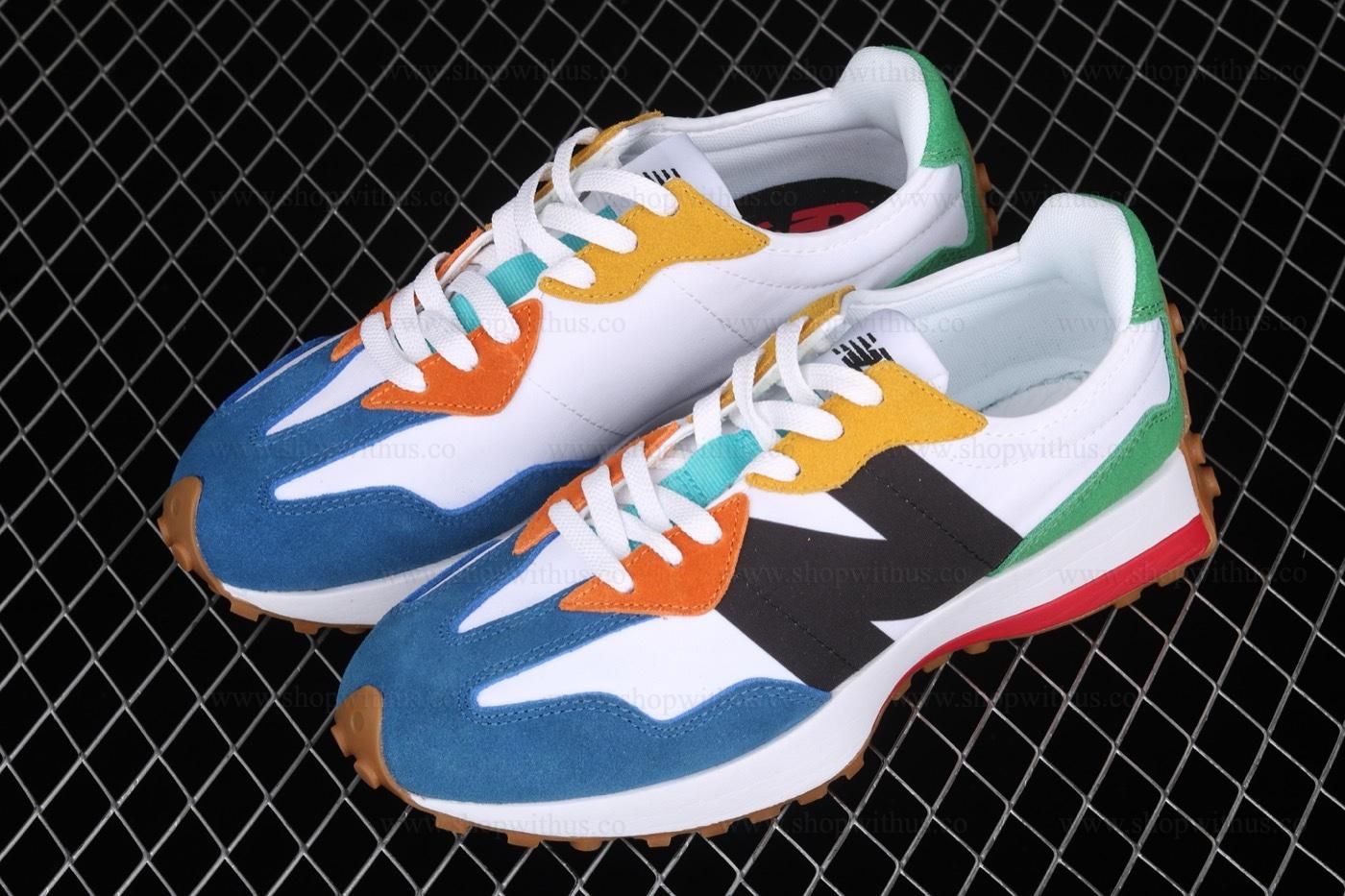 New Balance 327 -Colourful White