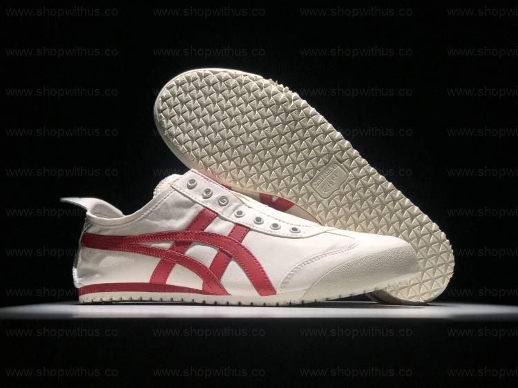 Onitsuka Tiger Mexico 66 SLIP-ON - Cream/Classic Red