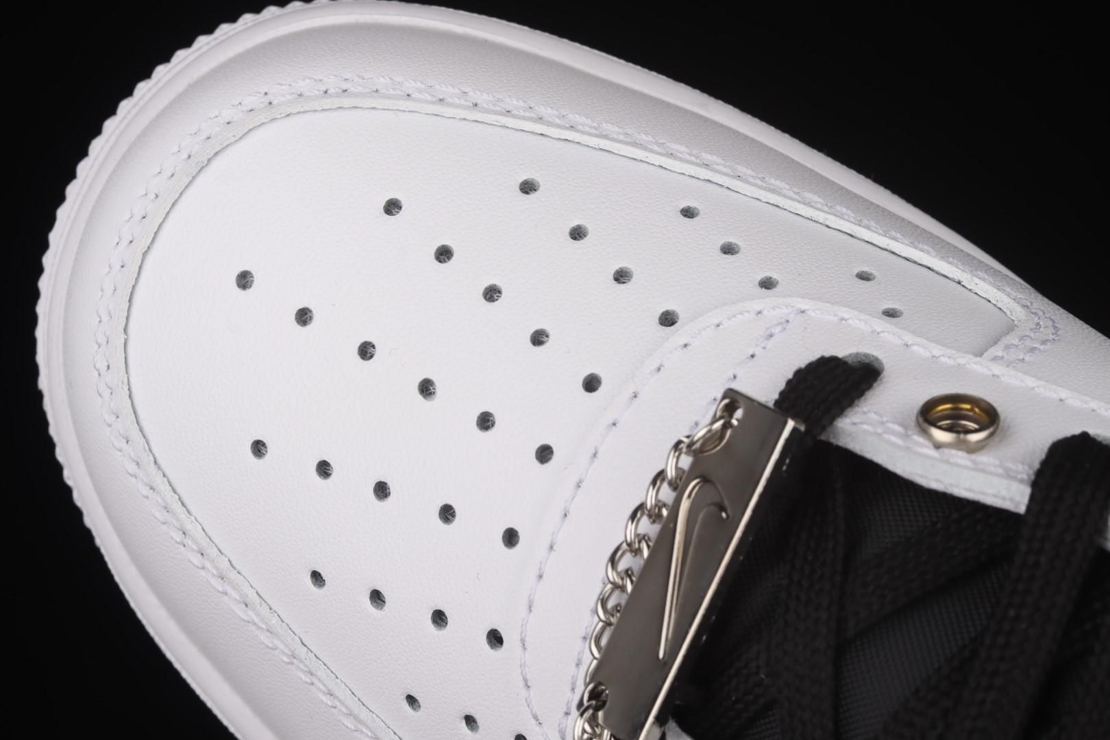 NikeMens Air Force 1AF1 Low '07 PRM - Silver Chain