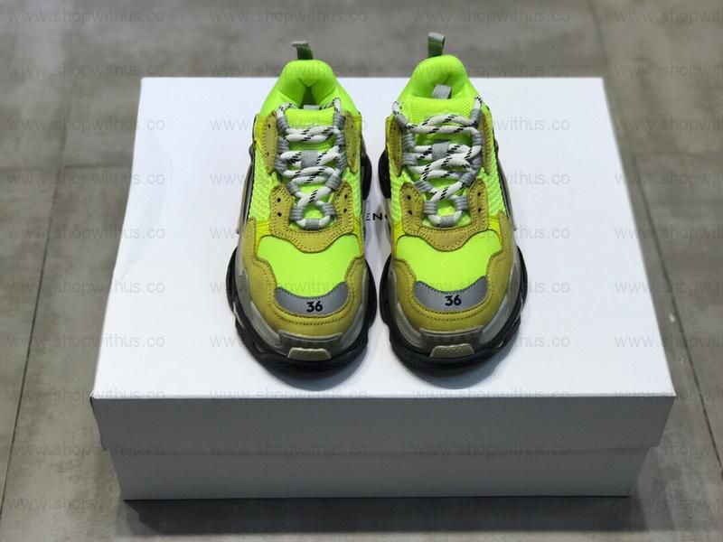 BalenciagaTriple S - Neon Yellow