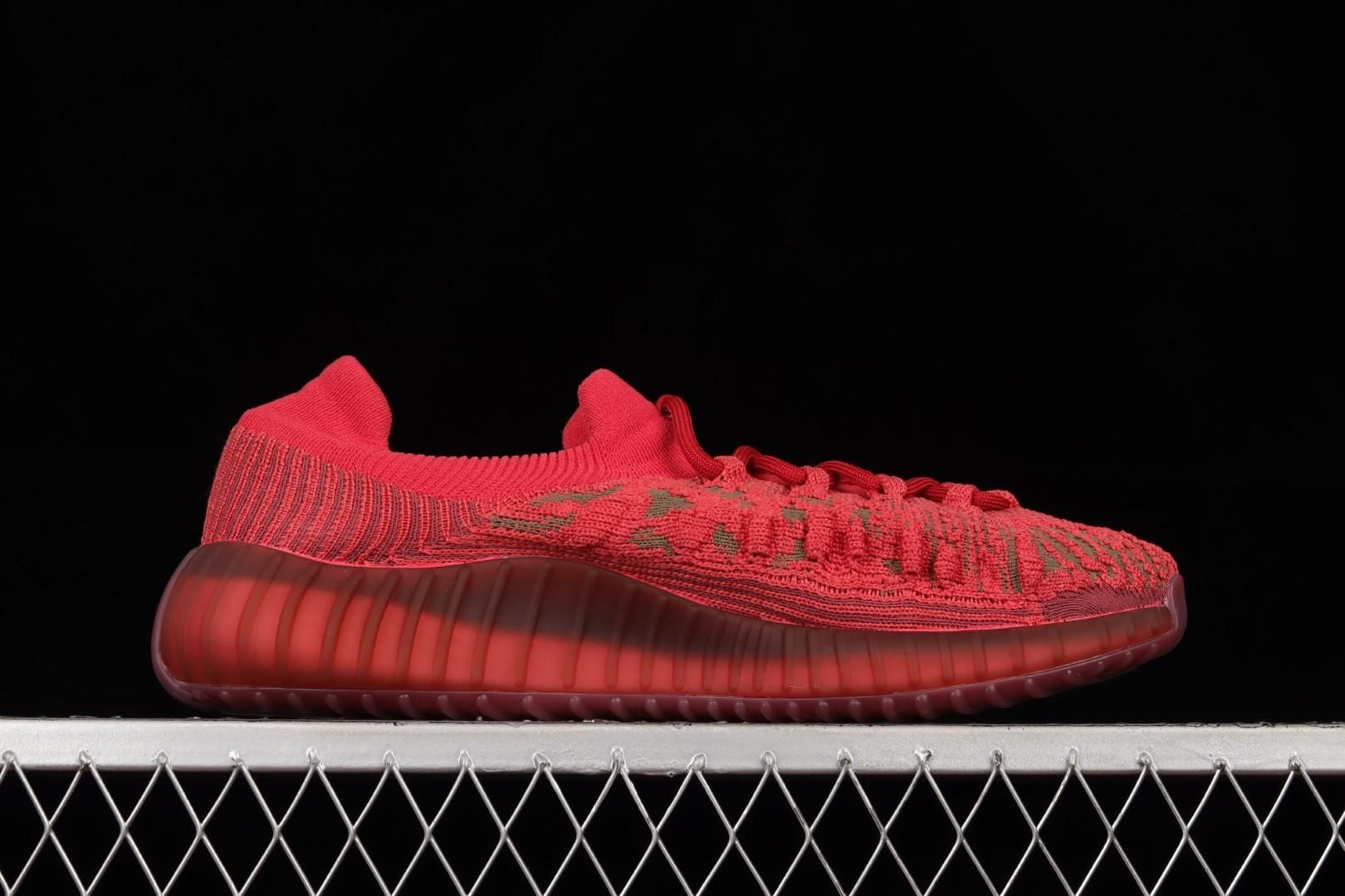 adidasMens Yeezy 350 V2 CMPCT - Slate Red