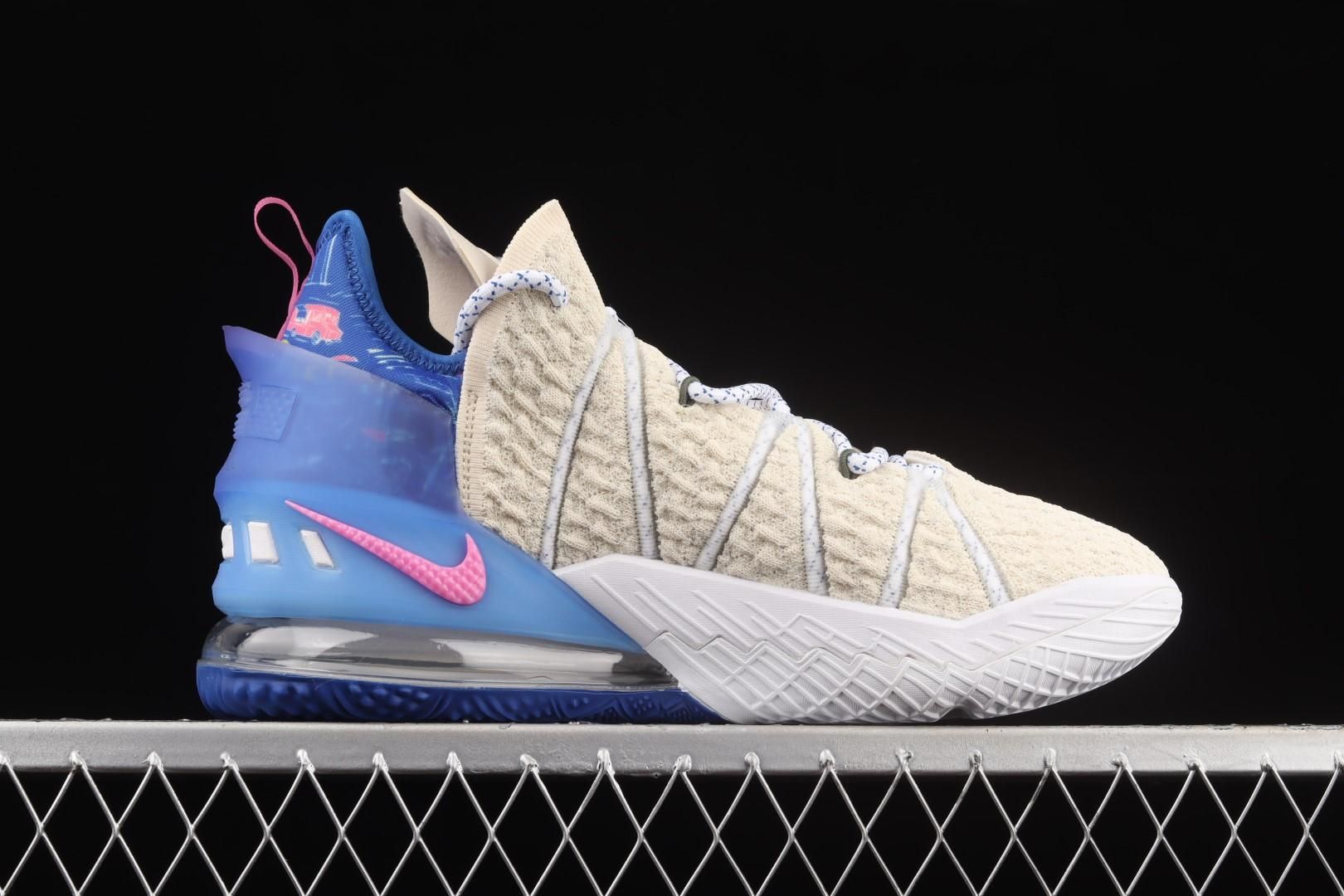 NikeMens LeBron 18 - Los Angeles By Day