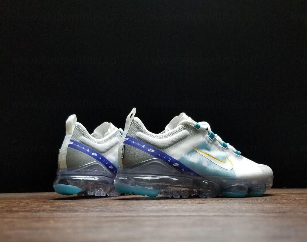 NikeAir VaporMax 2019 - White University/Gold Wolf Grey