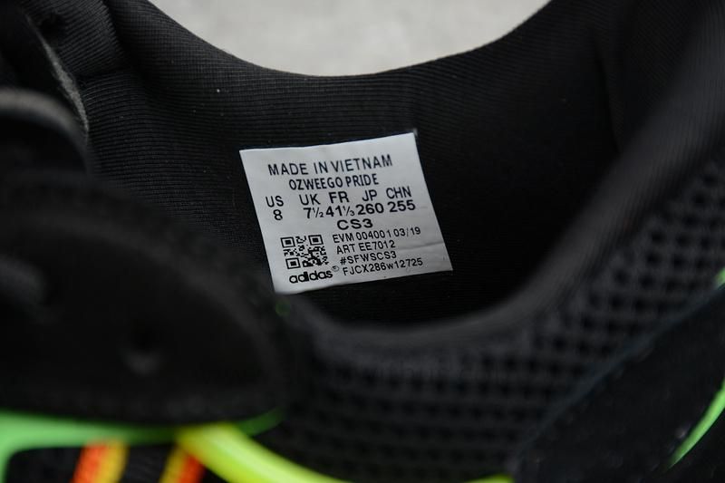 adidasOzweego Adiprene - Black/Orange/Green
