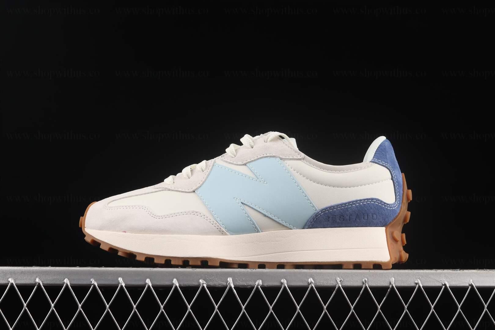 STAUD x New Balance 327 - White Grey