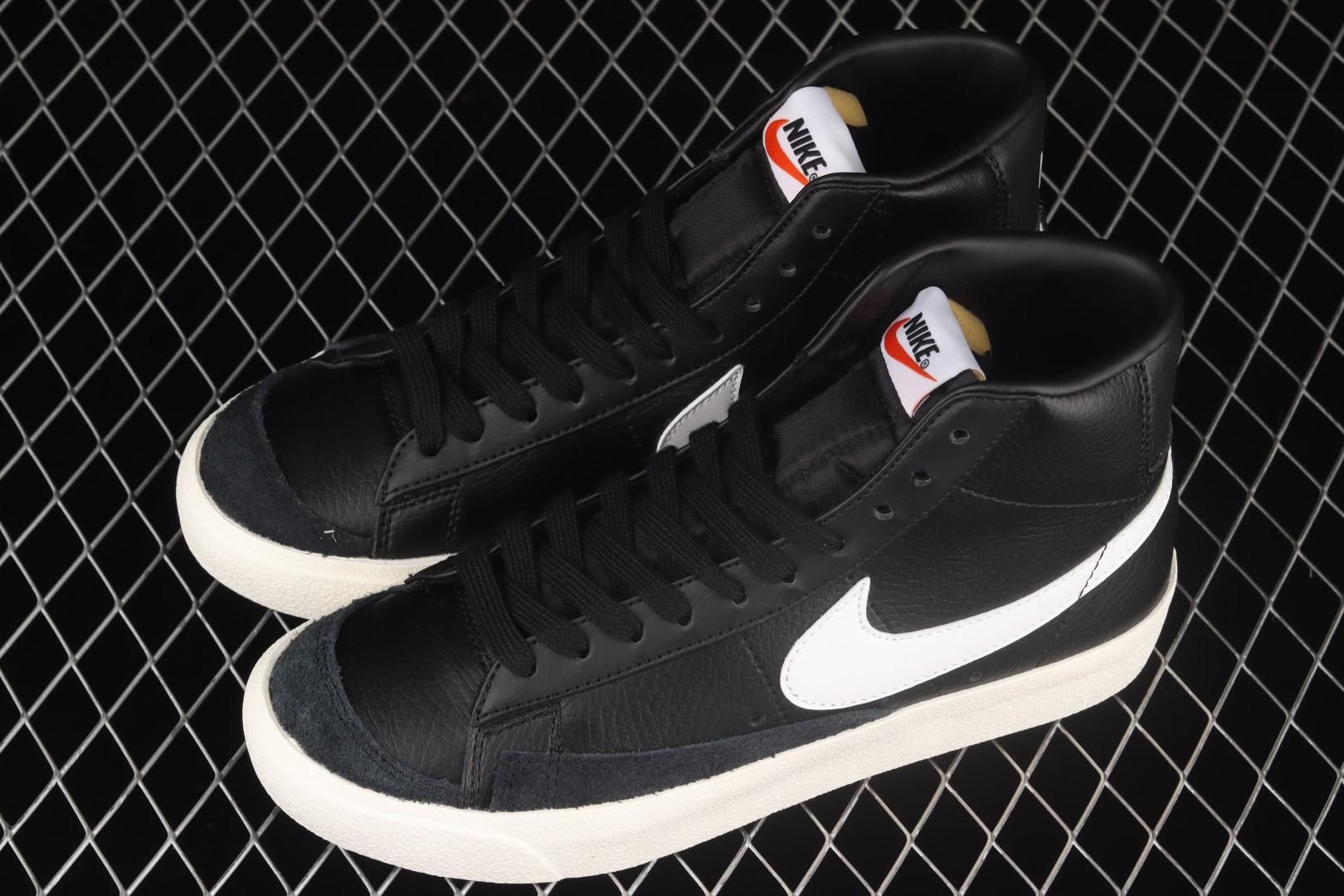 NikeMens Blazer Mid 77 Vintage - Black Sail