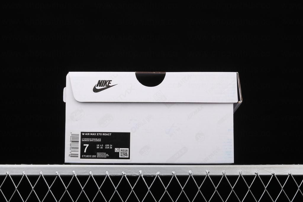 NikeUnisex Air Max 270 React - Bronze