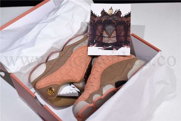 Clot x Air Jordan 13 AJ13 Retro Low - Sepia Stone