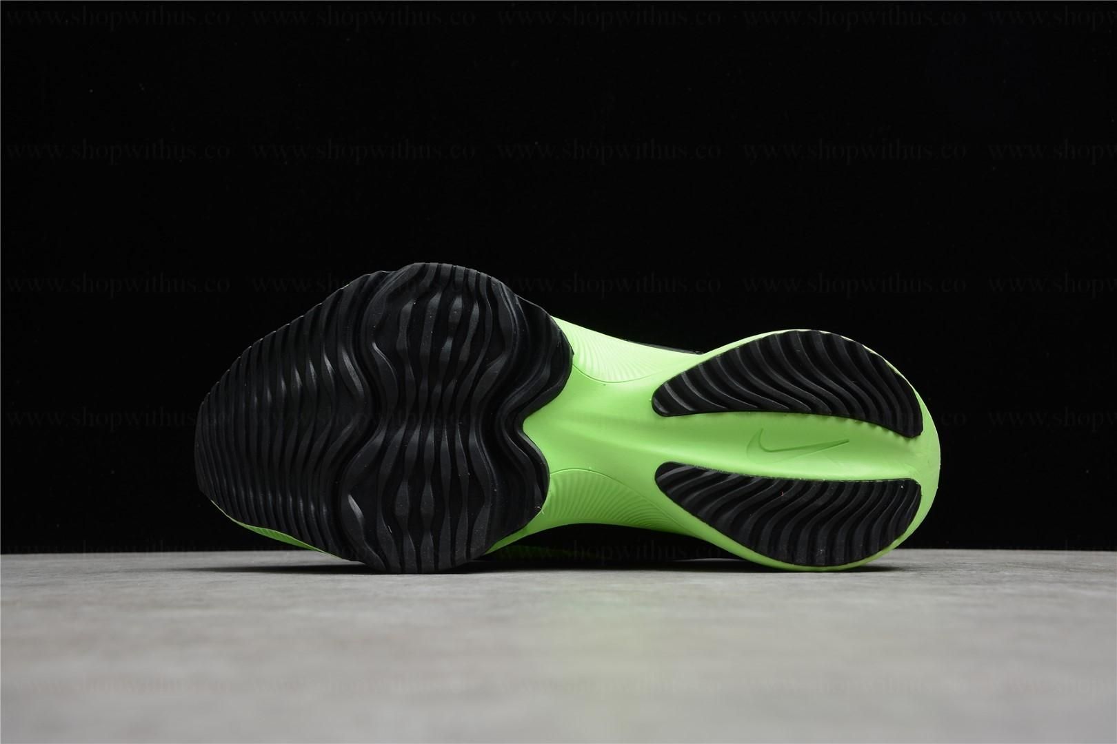 NikeAir Zoom Tempo NEXT% FlyEase - Black/Green