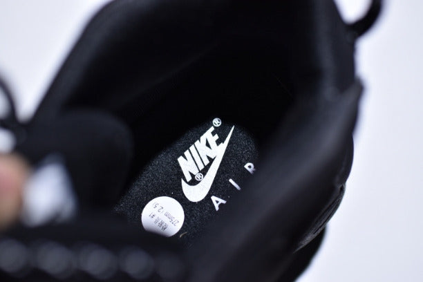 NikeAir More Uptempo Mid Basketball Shoe-Black