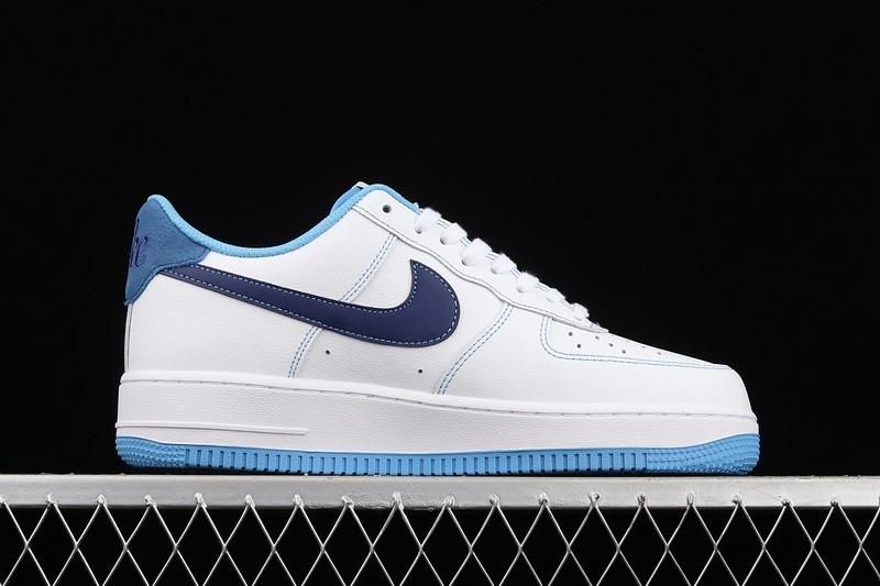 NikeUnisex Air Force 1 AF1 Low First Use White University Blue