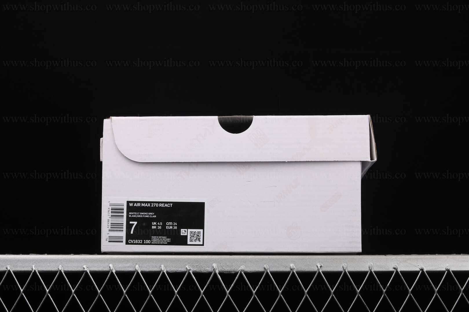 NikeAir Max 270 React - White