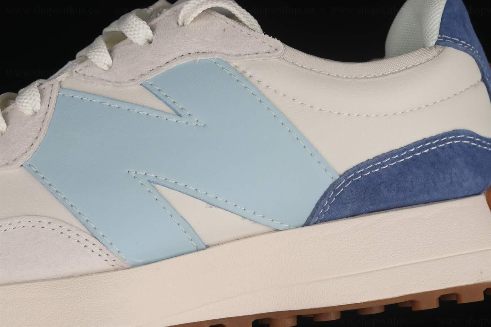 STAUD x New Balance 327 - White Grey