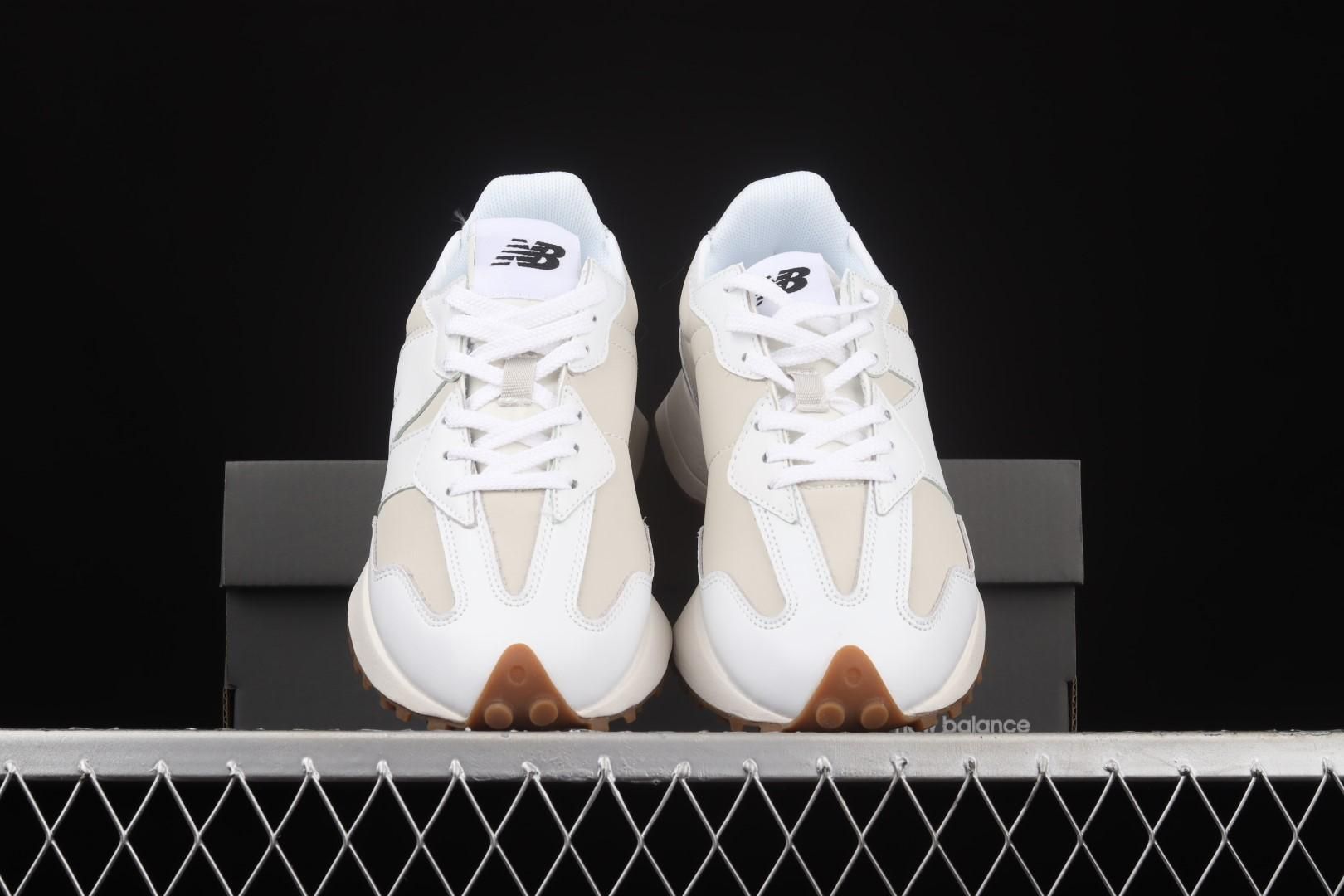 New Balance 327 - White Moonbeam Gum
