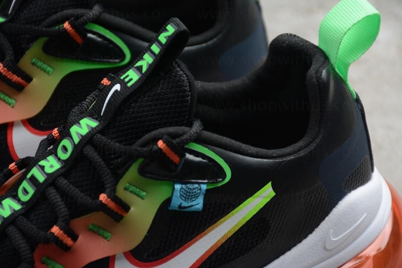 NikeAir Max 270 React - Worldwide Black