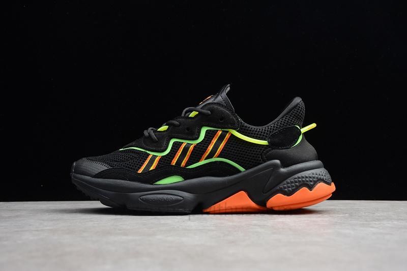 adidasOzweego Adiprene - Black/Orange/Green