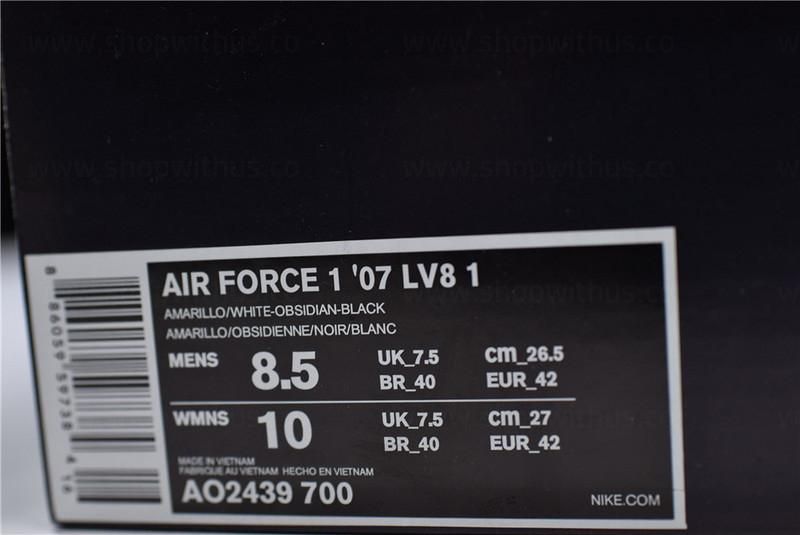 NikeAir Force 1 AF1  07 LV8 - Amarillo Obsidian