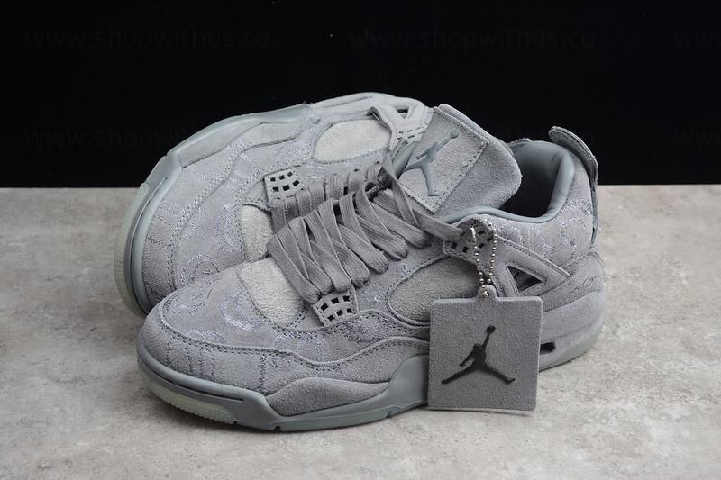 KAWS x Air Jordan 4 AJ4 Retro - Cool Grey