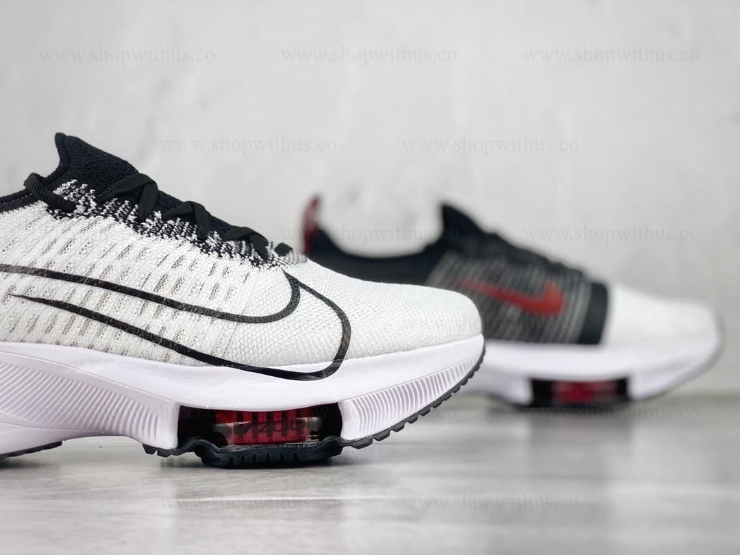 NikeAir Zoom Tempo NEXT% Flyknit - White/University Red